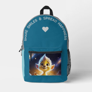 Sac À Dos Imprimé Partagez vos sourires et votre gentillesse