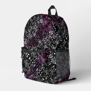 Sac À Dos Imprimé Parties scintillant en verre rose Faux Éclat sur n