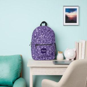 Sac À Dos Imprimé Parties scintillant violet ultra violet scintille 