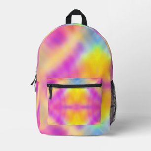 Sac À Dos Imprimé Pastel Iridescente Coloré Design dégradé