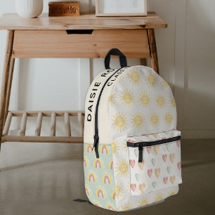Sac À Dos Imprimé Pastel Sunshine personnalisé