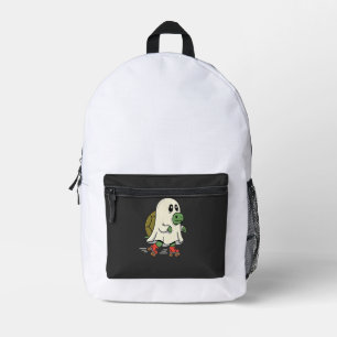 Sac À Dos Imprimé Patins à roulettes Tortue Fantôme Design Halloween