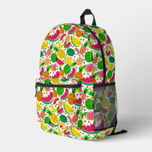 Sac À Dos Imprimé Patters de Red & Yellow Tropical Fruit