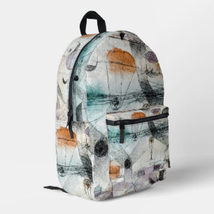 Sac À Dos Imprimé Paul Klee Plantes Terre & Royaume de l'Air : Bauha