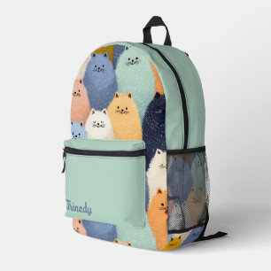 Sac À Dos Imprimé Pays des Moustaches