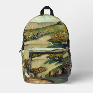 Sac À Dos Imprimé Paysage rural par Grant Wood