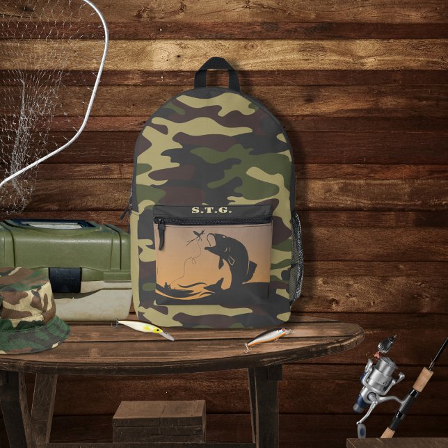 Sac À Dos Imprimé Pêche et Camo (Créateur téléchargé)