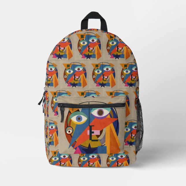 Sac À Dos Imprimé Peinture Abstraite - Kandinsky (Recto)