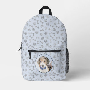 Sac À Dos Imprimé Peinture beagle - Cute Original Chien Art
