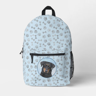 Sac À Dos Imprimé Peinture de Beauceron - Art de chien original mign
