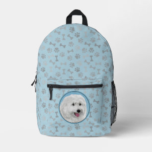 Sac À Dos Imprimé Peinture de Berger de Plaine Polonais - Art Canin