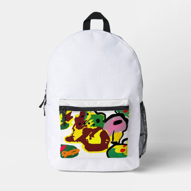Sac À Dos Imprimé Peinture de dinde  (Recto)