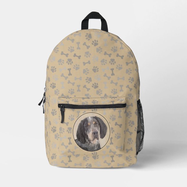 Sac À Dos Imprimé Peinture de linge bluetick - mignon chien original (Recto)