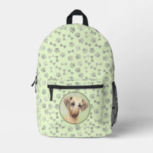 Sac À Dos Imprimé Peinture de Sloughis - Joli Art Original de Chien