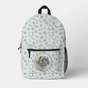 Sac À Dos Imprimé Peinture Leonberger - Joli art original chien