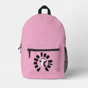 Sac À Dos Imprimé Pengu Happy Penguin Fun Club (Rose-Noir) Enfants