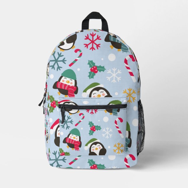 Sac À Dos Imprimé Penguin de Christmas (Recto)