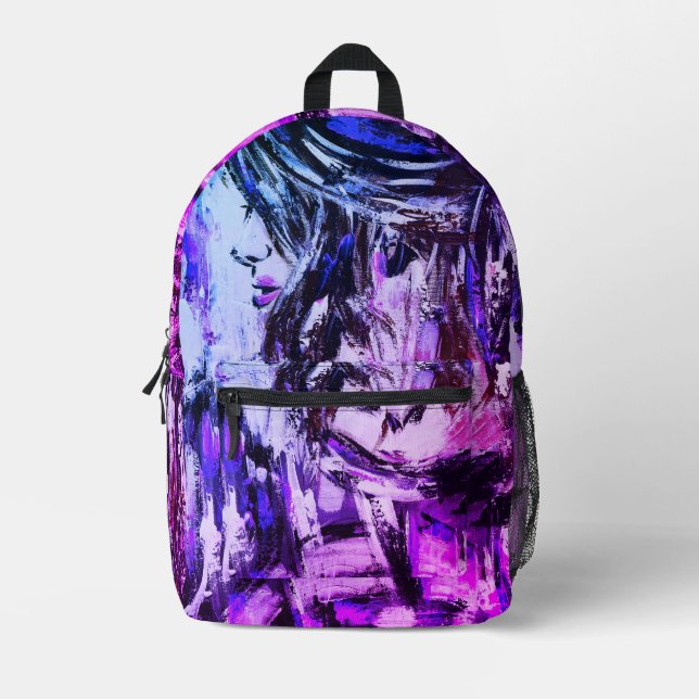Sac À Dos Imprimé Pensée (Recto)