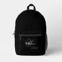 Père De Groom Cadeau Classique Monogramme Rustique