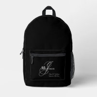 Père De Mariée Cadeau Élégant Monogramme Rustique