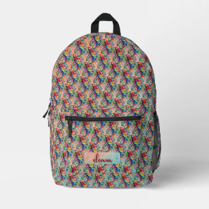 Sac À Dos Imprimé Perroquet