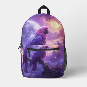 Sac À Dos Imprimé Perroquet Magique