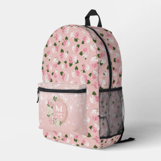 Sac À Dos Imprimé Personalized Vintage Garden Blossoms