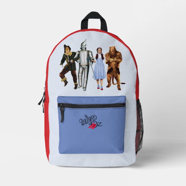 Sac À Dos Imprimé Personnages Classiques du Magicien d'Oz (Recto)