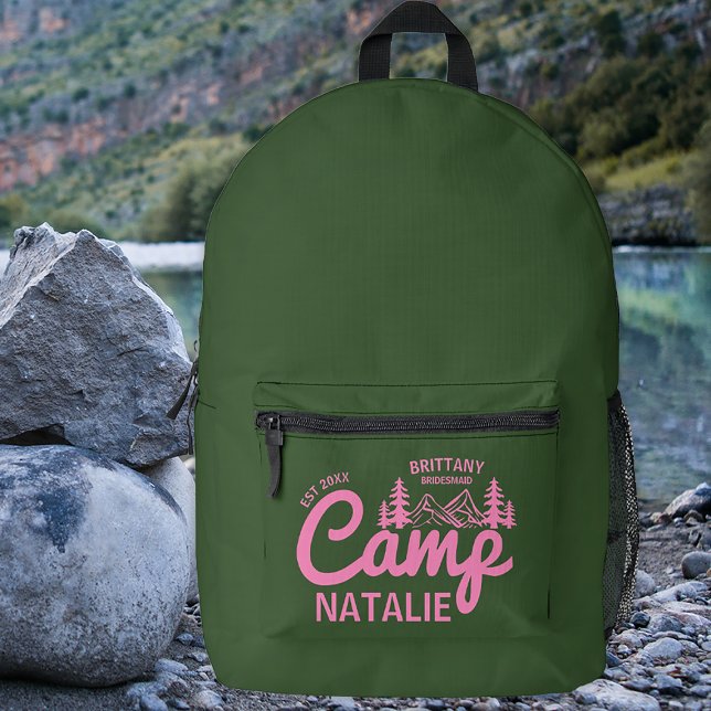 Sac À Dos Imprimé Personnalisé Camp Bach Bachelorette Party Custom (Créateur téléchargé)