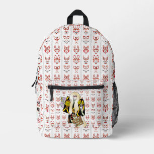 Sac À Dos Imprimé Personnalisé esthétique Japonais vintage motif kab