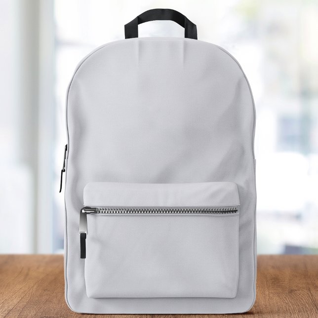 Sac À Dos Imprimé Personnalisé Français gris (French Gray Personalized Custom Printed Backpack)