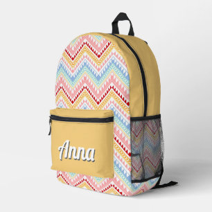 Sac À Dos Imprimé Personnalisé Joli Coloré Moderne Fille Arc-en-ciel