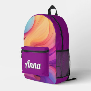 Sac À Dos Imprimé Personnalisé Joli Coloré Moderne Fille Arc-en-ciel