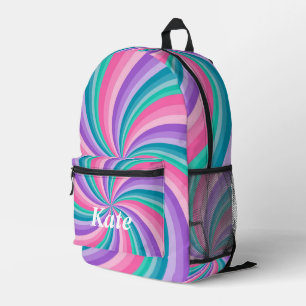 Sac À Dos Imprimé Personnalisé Joli Coloré Moderne Fille Arc-en-ciel