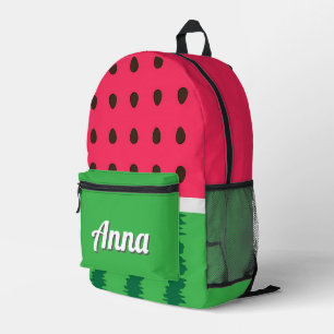 Sac À Dos Imprimé Personnalisé Joli coloré moderne Rainbow Green