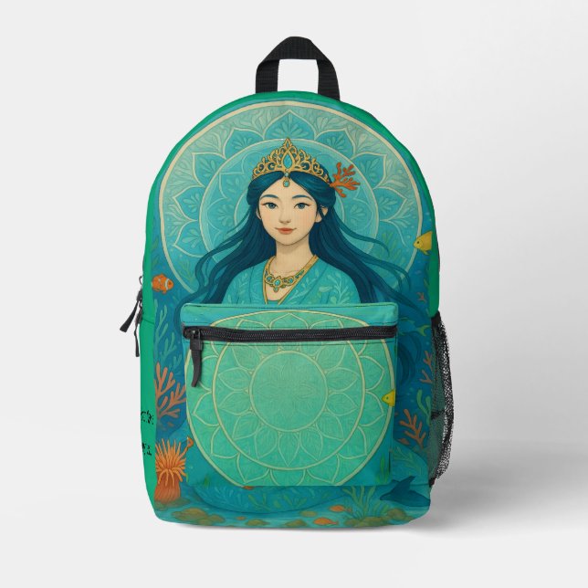Sac À Dos Imprimé Personnalisé Nom de la fille mignonne Japonaise Me (Recto)