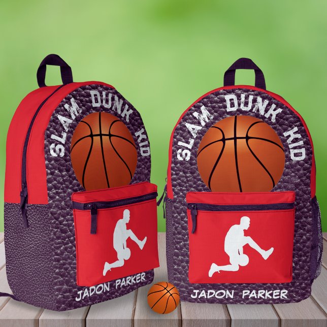 Sac À Dos Imprimé Personnalisé Nom Joueur de basket-ball Lefty Boys  (Créateur téléchargé)
