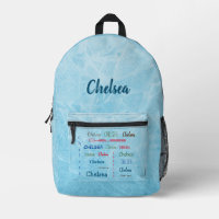 Personnalisé Nombres Aquarelle Personnalisée Frost