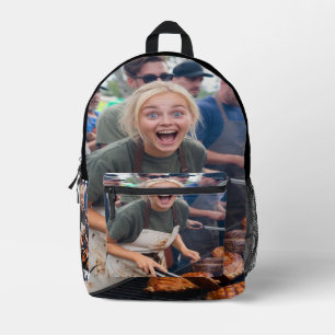 Sac À Dos Imprimé Personnaliser la photo de concours de BBQ