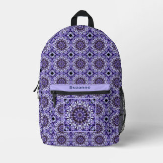 Sac À Dos Imprimé Pétales de fleurs d'Hydrangea Abstrait Personnalis