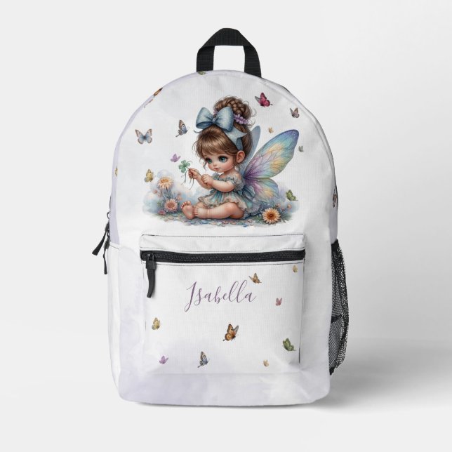 Sac À Dos Imprimé Petite fée adorable (Recto)