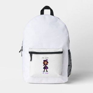 Sac À Dos Imprimé Petite Sorcière Fille de Sortilèges et Étincelles
