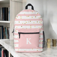 Petites filles roses et pointes avec Monogramme