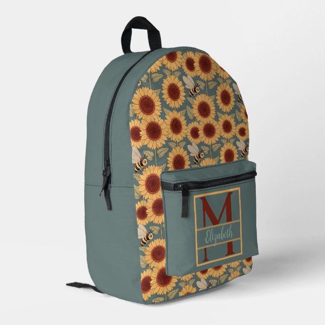 Sac À Dos Imprimé Petits Bourdons (Coin arrière gauche)
