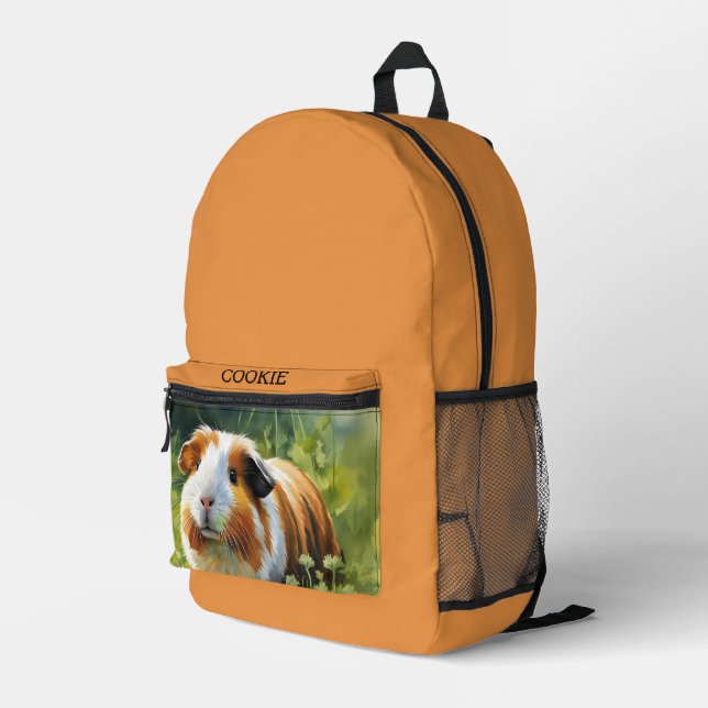 Sac À Dos Imprimé Photo de votre animal (Coin arrière droit)