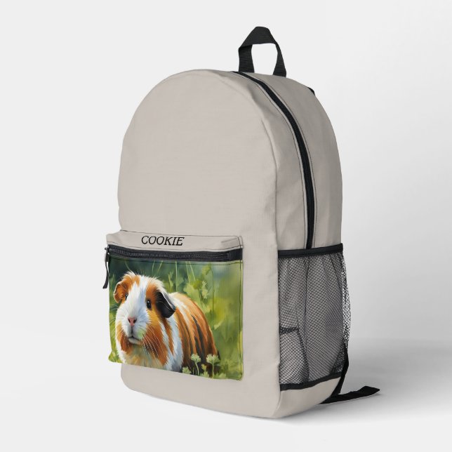 Sac À Dos Imprimé Photo de votre animal (Coin arrière droit)