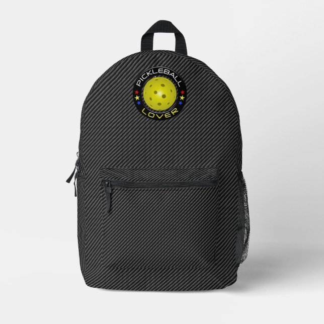 Sac À Dos Imprimé Pickball Lover 1 Options Print Cut Sew Bag (Recto)
