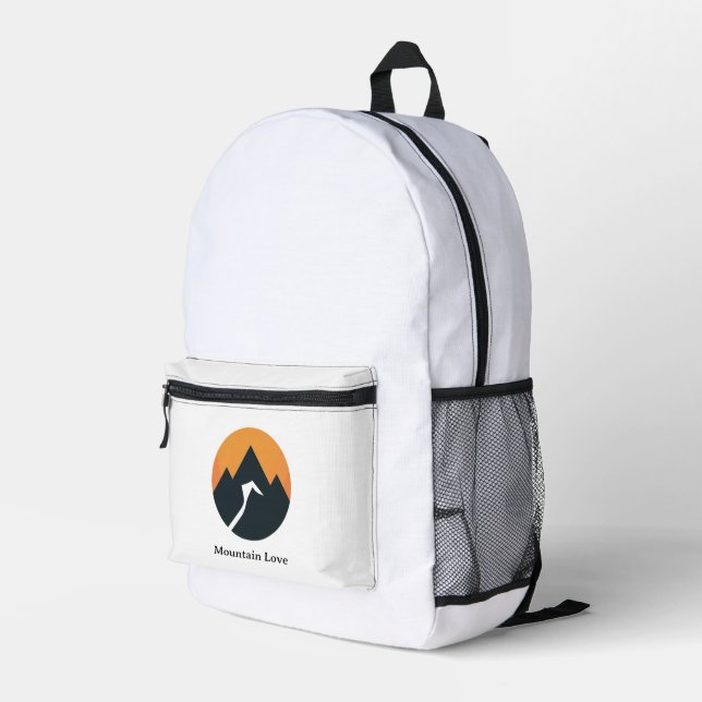 Sac À Dos Imprimé Picône d'Aventure Abstraite (Coin arrière droit)