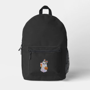 Sac À Dos Imprimé Pierres fantômes tendance Halloween