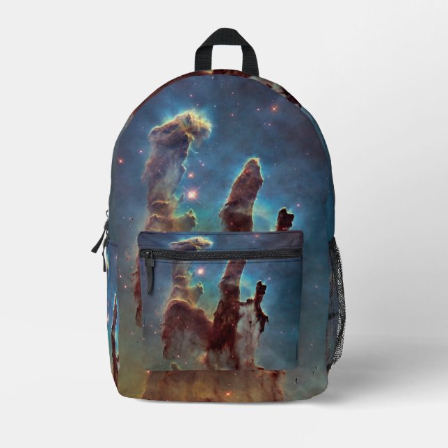 Sac À Dos Imprimé Piliers de la création, nébuleuse de l'Aigle Hubbl (Recto)